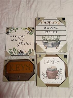 Set of 4 Farmhouse Wall Signs *NEW*